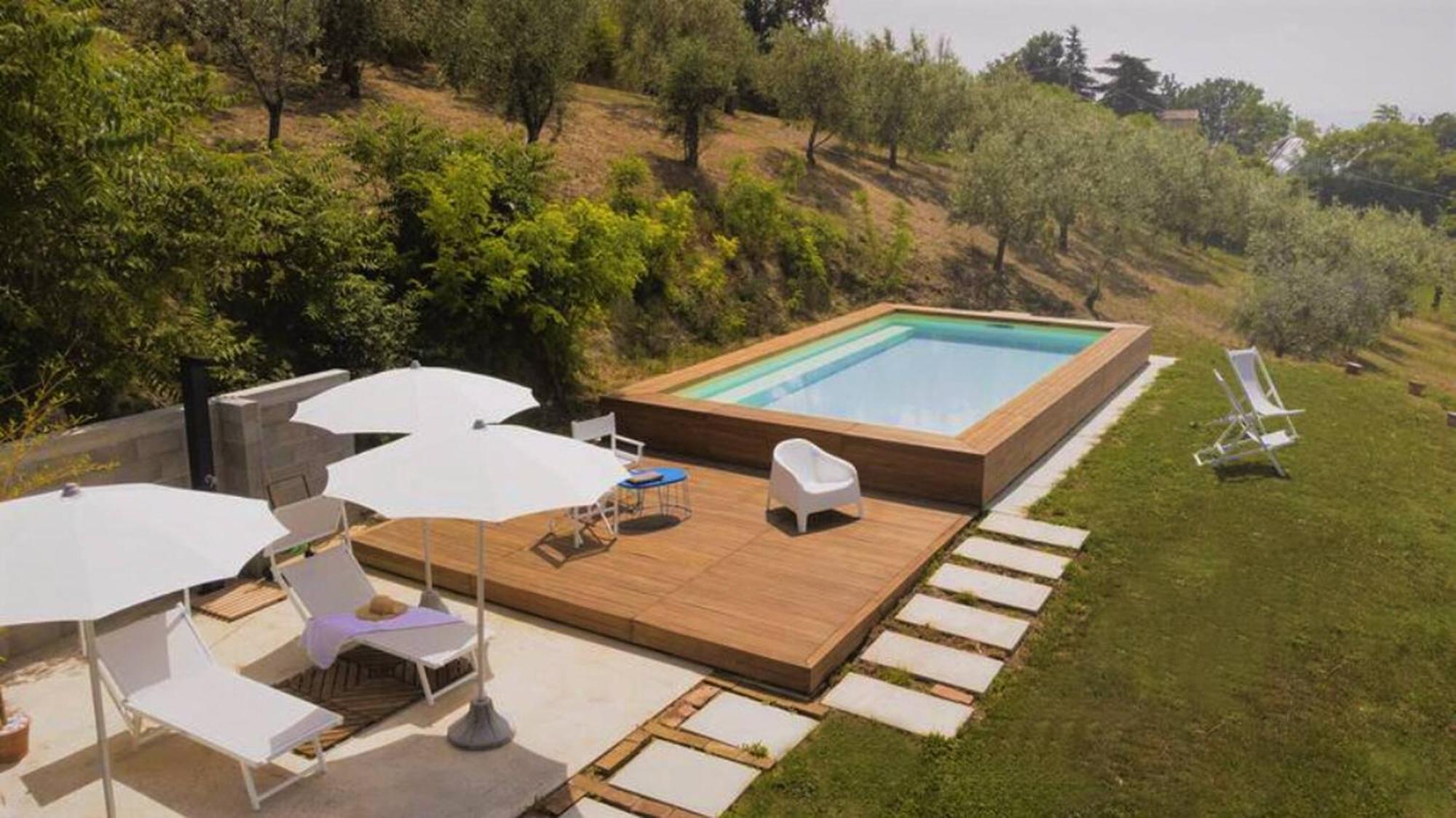 Borgo Calbianco - Private House With Pool & Airco Villa Cerreto Castello Dış mekan fotoğraf